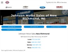 Tablet Screenshot of johnsonmotorsales.com